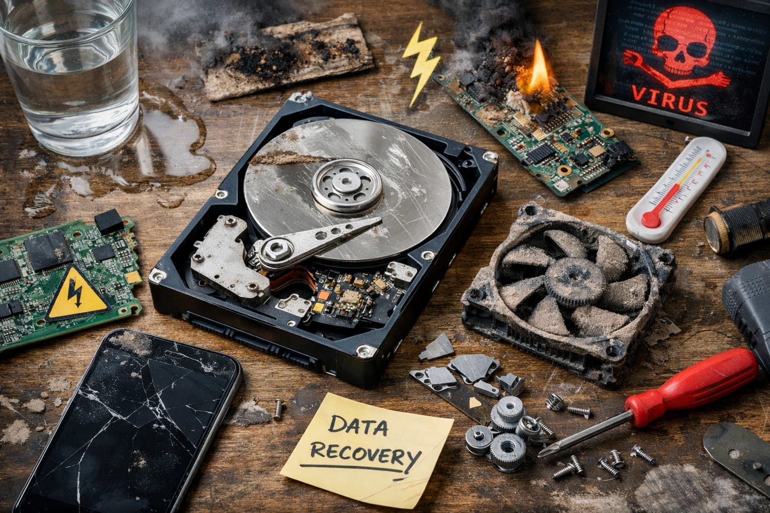 5 Fatal Mistakes When Trying to Recover Data from HDD