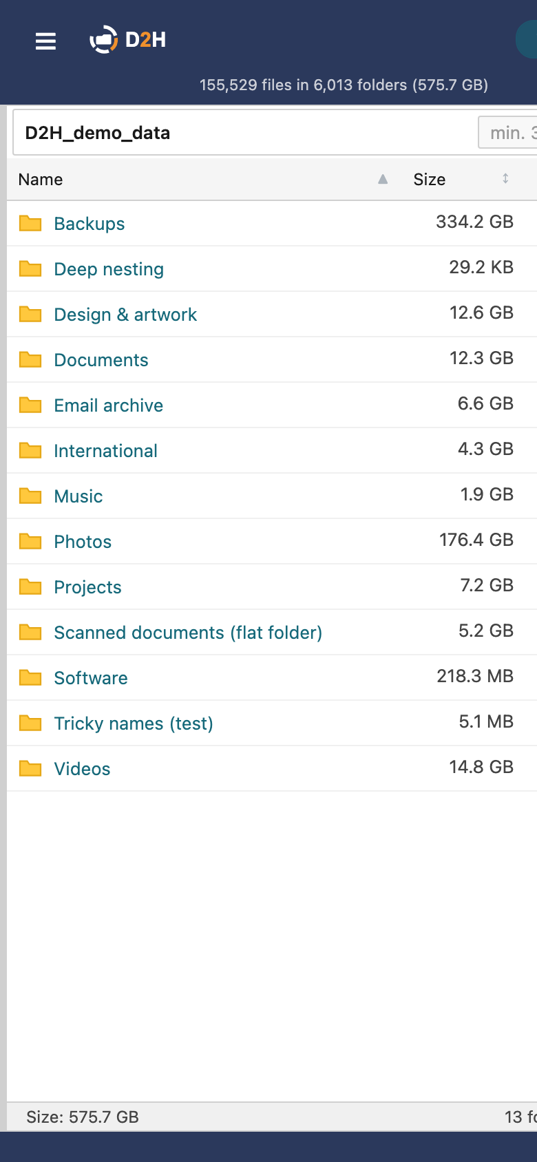 The same catalog on a phone — fully responsive